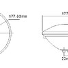 Лампа HIDROTERMAL PAR56 351 LEDs RGB 30w/12v (НТ)